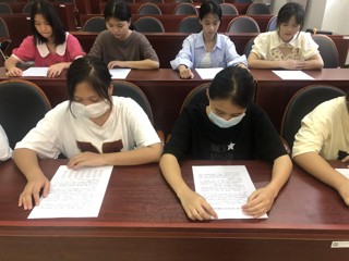 广西工商学校全体师生员工清廉公约签约活动