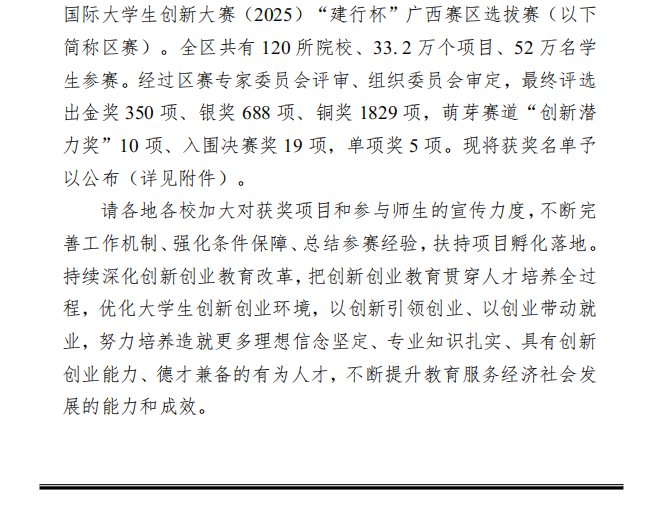 喜报丨热烈祝贺我校荣获中国国际大学生创新大赛(2025)“建行杯”广西赛区选拔赛职教赛道银奖!